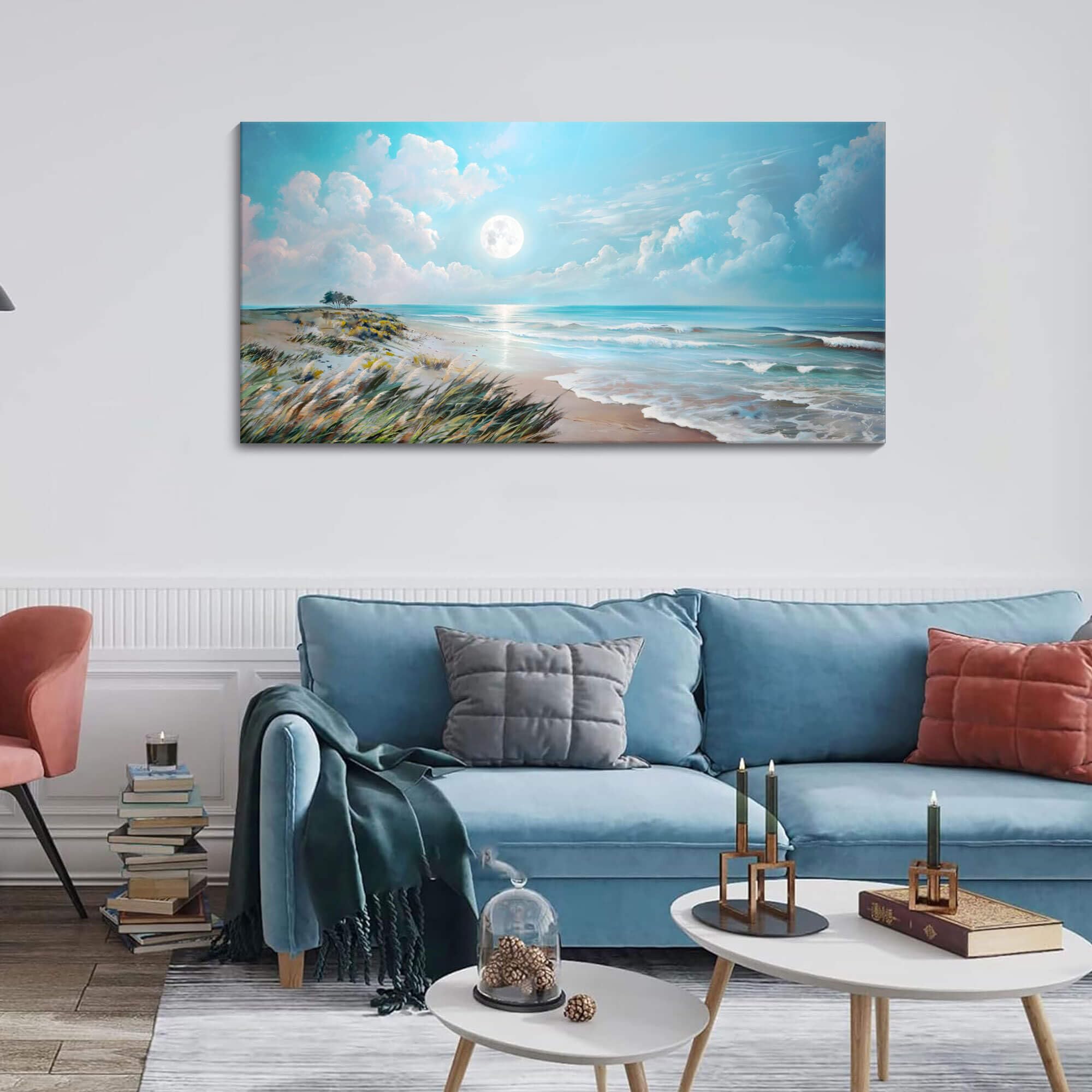 Amazon.com: YCPRIMER Ocean Sand Wall Art Sea Beach Picture